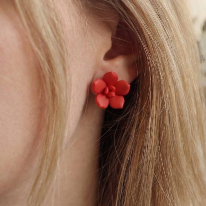 Cережки гвоздики сукуленти квіти полімерна глина (на вибір!)