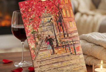 Коли любов говорить без слів» - ексклюзивна вітальна листівка-конверт для найважливіших зізнань із витонченою текстурою та атмосферною ілюстрацією прогулянки удвох Коли любов говорить без слів» - ексклюзивна вітальна листівка-конверт для найважливіших зізнань із витонченою текстурою та атмосферною ілюстрацією прогулянки удвох