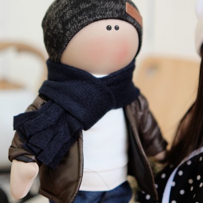 Авторские текстильные куклы ручной работы пара