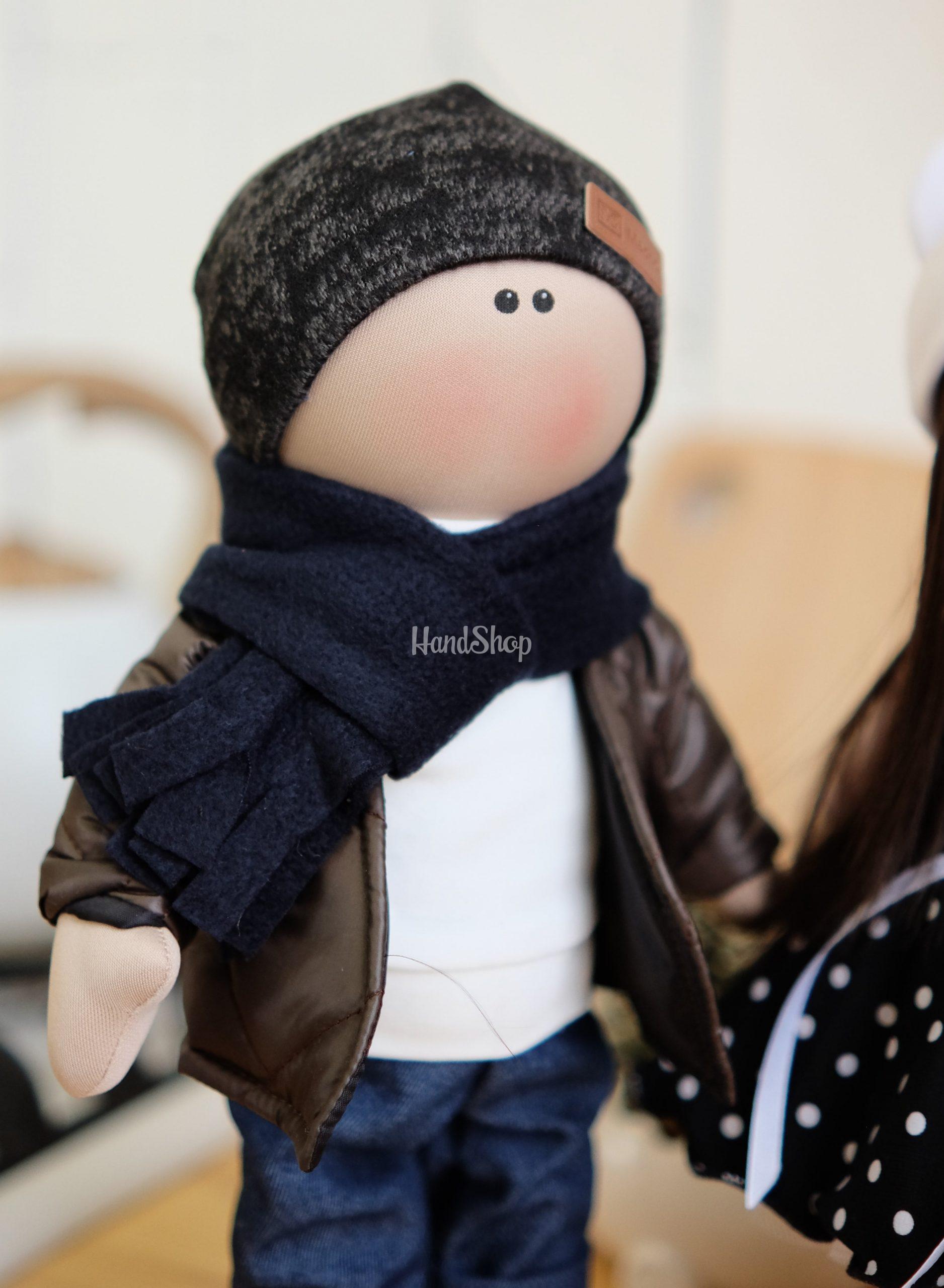 Авторские текстильные куклы ручной работы пара Авторские текстильные куклы ручной работы пара