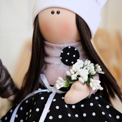 Авторские текстильные куклы ручной работы пара