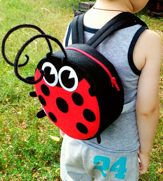 Детский рюкзак божья коровка