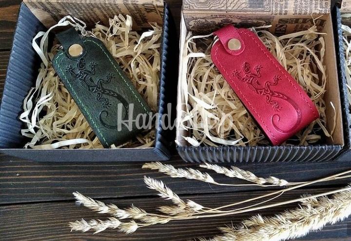 Брелок на ключи саламандра кожа Брелок на ключи саламандра кожа