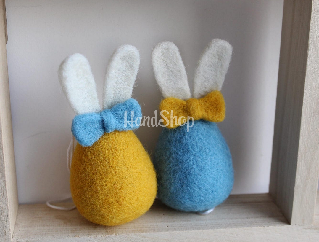 Великодні яйця з вушками патріотичні пара, 2 шт! Великодні яйця з вушками патріотичні пара, 2 шт!