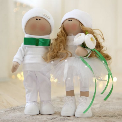 Ляльки весільна пара – ідеальний подарунок для молодят та оригінальний акцент на вашому святі