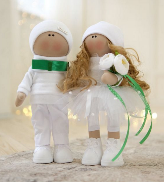 Ляльки весільна пара – ідеальний подарунок для молодят та оригінальний акцент на вашому святі