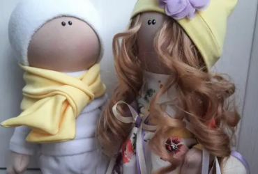 Символи любові та відданості: авторські ляльки текстильні тільди пара для важливих святкових моментів