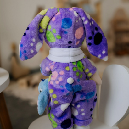 Дитяча лялька тільда в комбінезоні зайка іграшка Стіч