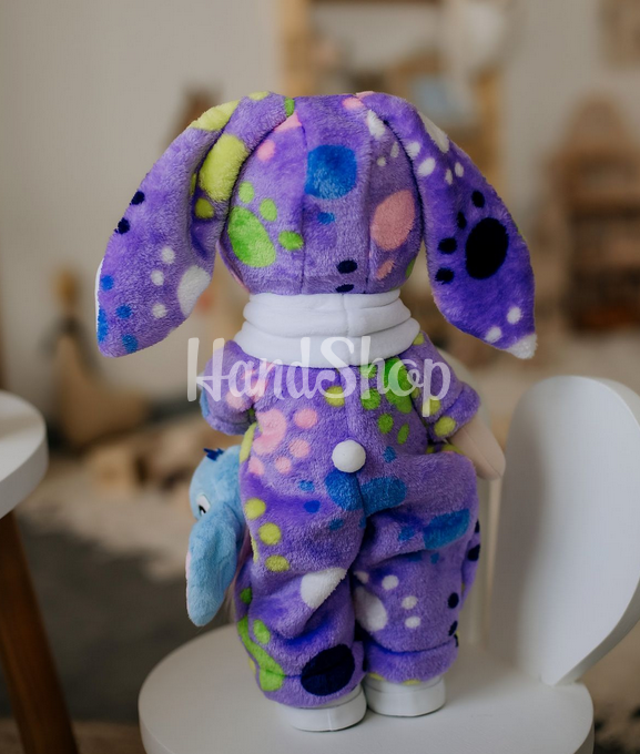 Дитяча лялька тільда в комбінезоні зайка іграшка Стіч Дитяча лялька тільда в комбінезоні зайка іграшка Стіч