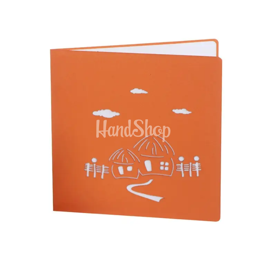 Авторская 3D открытка мельница Авторская 3D открытка мельница