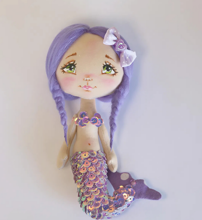 Лялька-русалка ручної роботи: ідеальний подарунок на Новий 2026 рік для вашої маленької принцеси