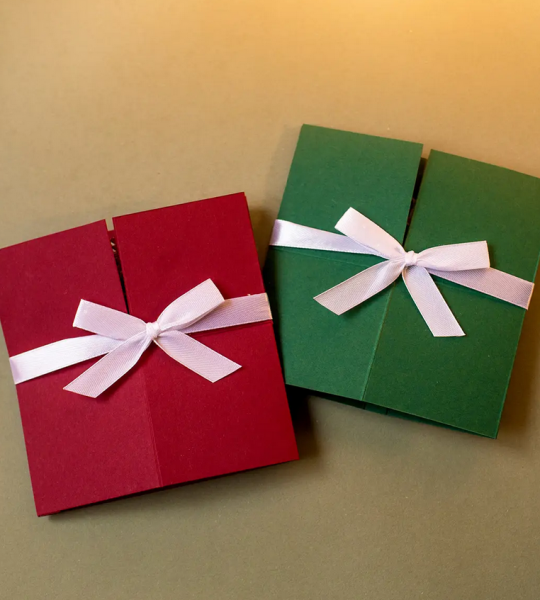 Листівка коробочка Різдво Христове Новий рік 2023