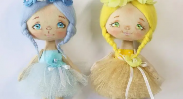 Принцеси патріотичності: авторські казкові ляльки ручної роботи в національних кольорах українського прапора - сувеніри за кордон рідним