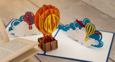 Занурення в світ магічних емоцій та елегантності 3D - приголомшливі хендмейд об'ємні листівки з повітряними кулями