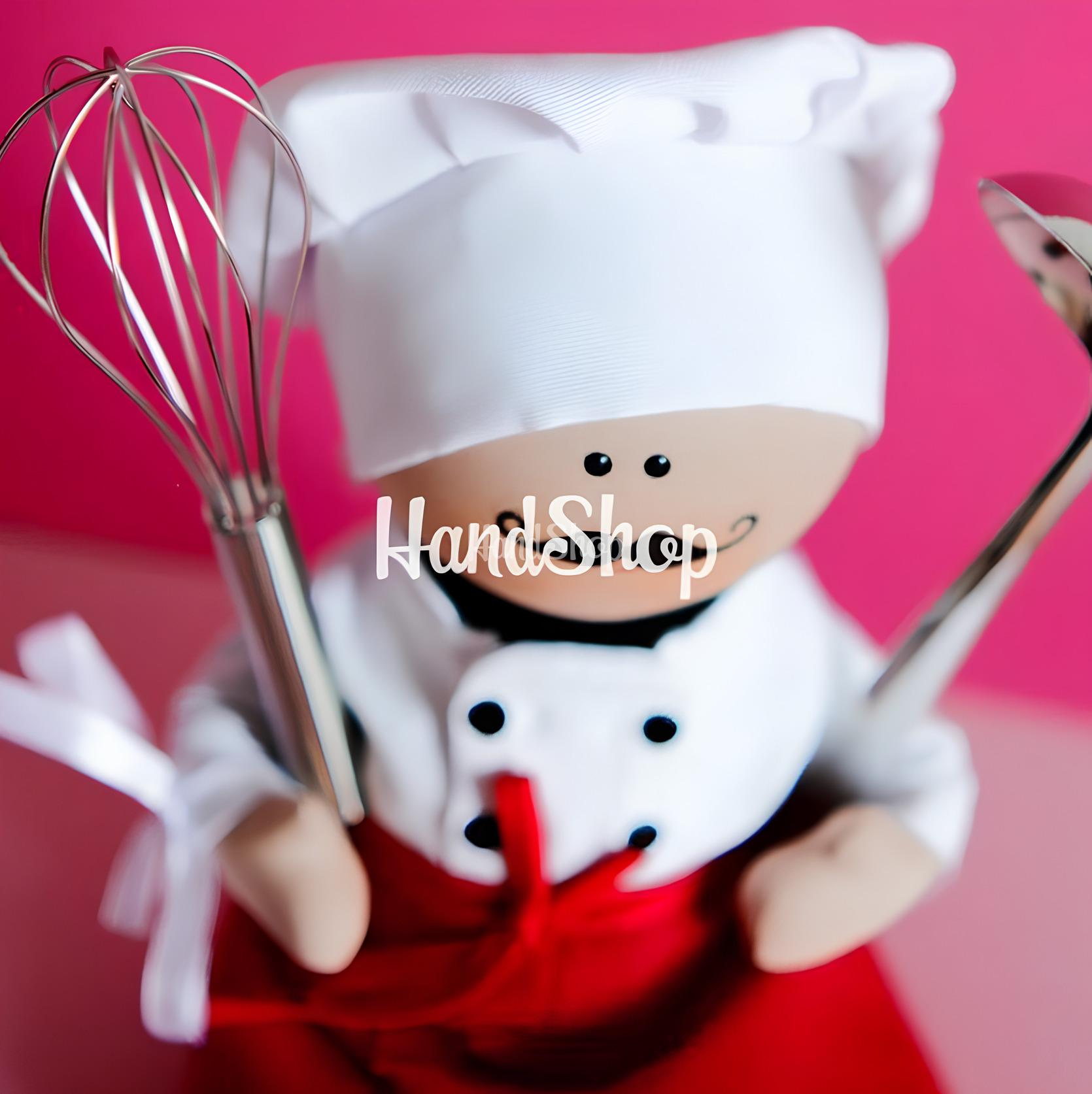 Велика сувенірна авторська текстильна лялька тільда повар Велика сувенірна авторська текстильна лялька тільда повар