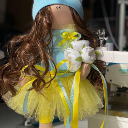 Лялька україночка текстильна сувенір Ukraine (на вибір!)