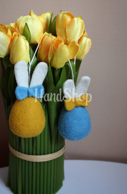 Великодні яйця з вушками патріотичні пара, 2 шт! Великодні яйця з вушками патріотичні пара, 2 шт!