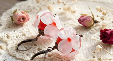 Яскрава нота стилю - авторські сережки lampwork для тих, хто цінує оригінальні прикраси ручної роботи