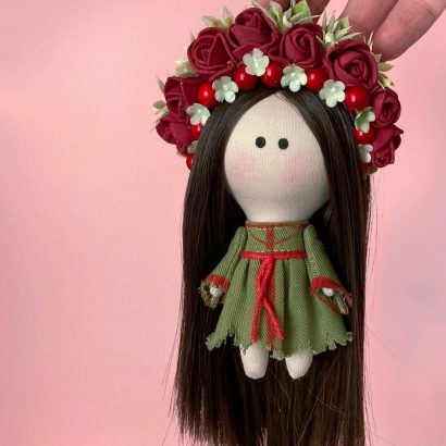 Дитячий брелок сувенірна лялька українська мавка