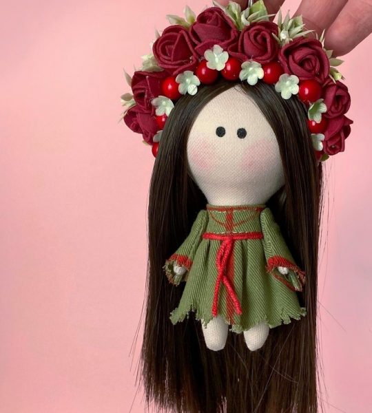 Дитячий брелок сувенірна лялька українська мавка