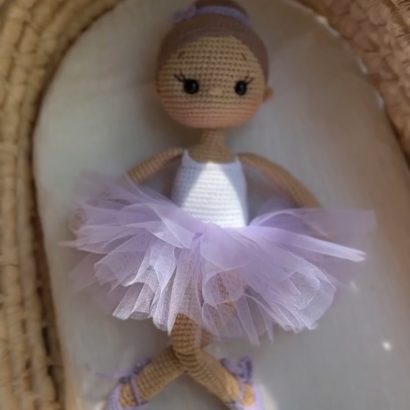 Балеринка в пуантах лялька велика сувенірна іграшка