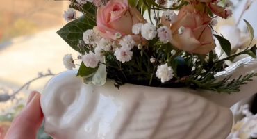 Витвір любові: унікальна ваза кашпо біла пташка з порцеляни ручної роботи для вашої неперевершеної мами