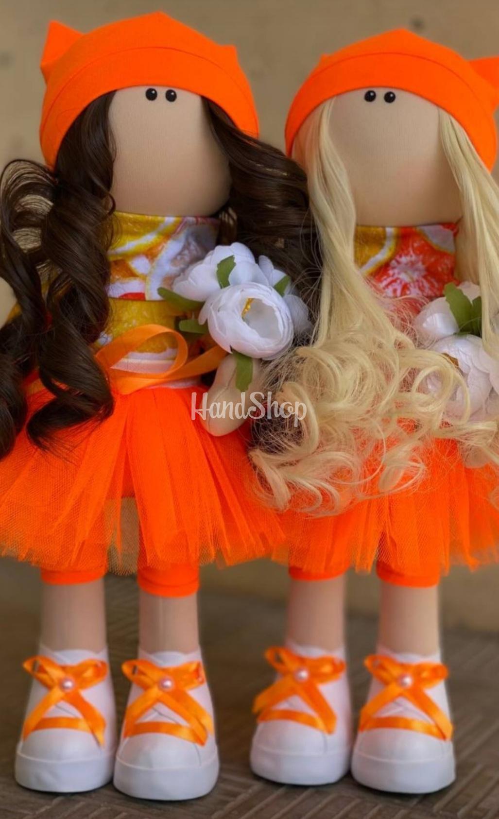 Авторська текстильна лялька апельсинка у шапочці (на вибір!) Авторська текстильна лялька апельсинка у шапочці (на вибір!)