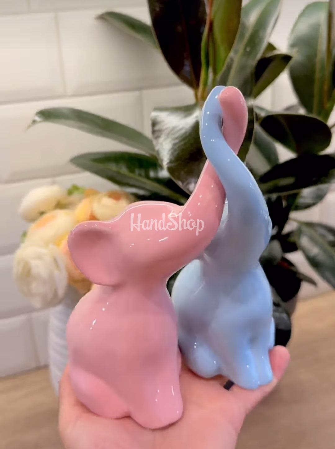 Декоративні порцелянові слоники пара сувенір boy&girl Декоративні порцелянові слоники пара сувенір boy&girl