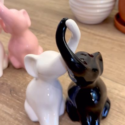 Декоративні порцелянові слоники пара наречені сувенір