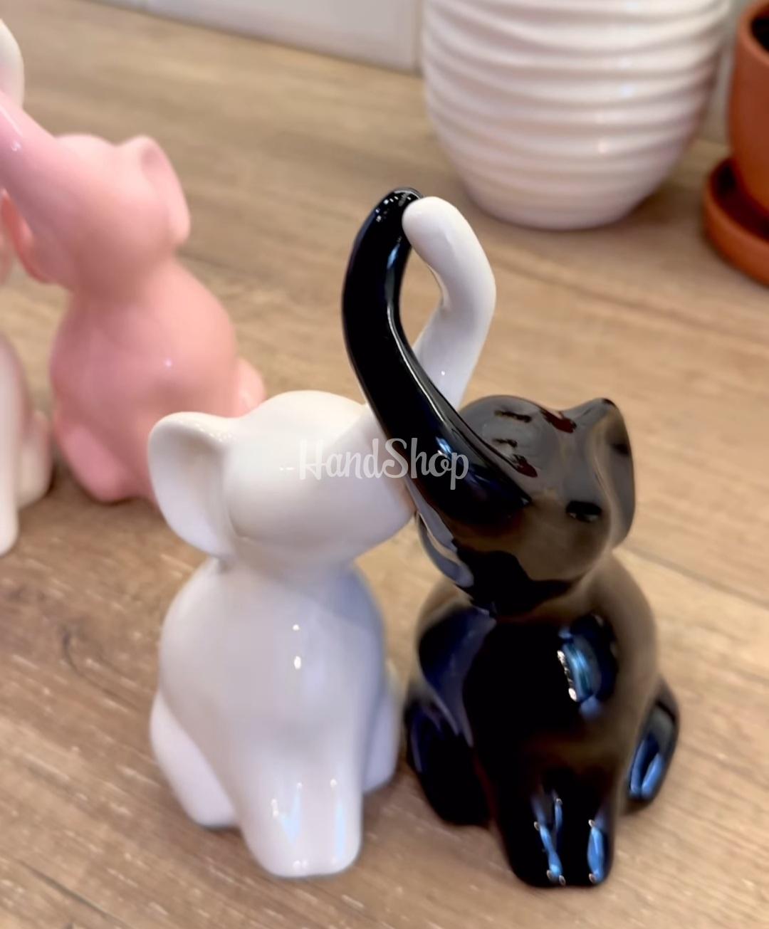 Декоративні порцелянові слоники пара наречені сувенір Декоративні порцелянові слоники пара наречені сувенір