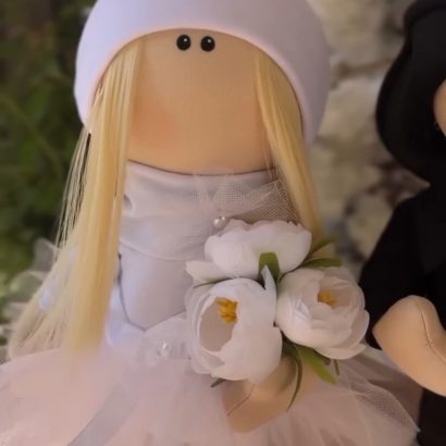 Ляльки тільда весільна пара авторські текстильні, 2 шт