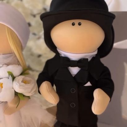 Ляльки тільда весільна пара авторські текстильні, 2 шт