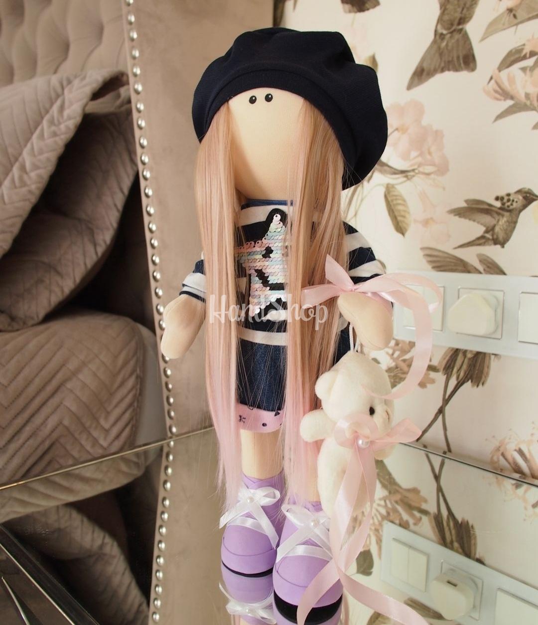 Інтер’єрна лялька ігрова в з довгим амбре волоссям Інтер’єрна лялька ігрова в з довгим амбре волоссям