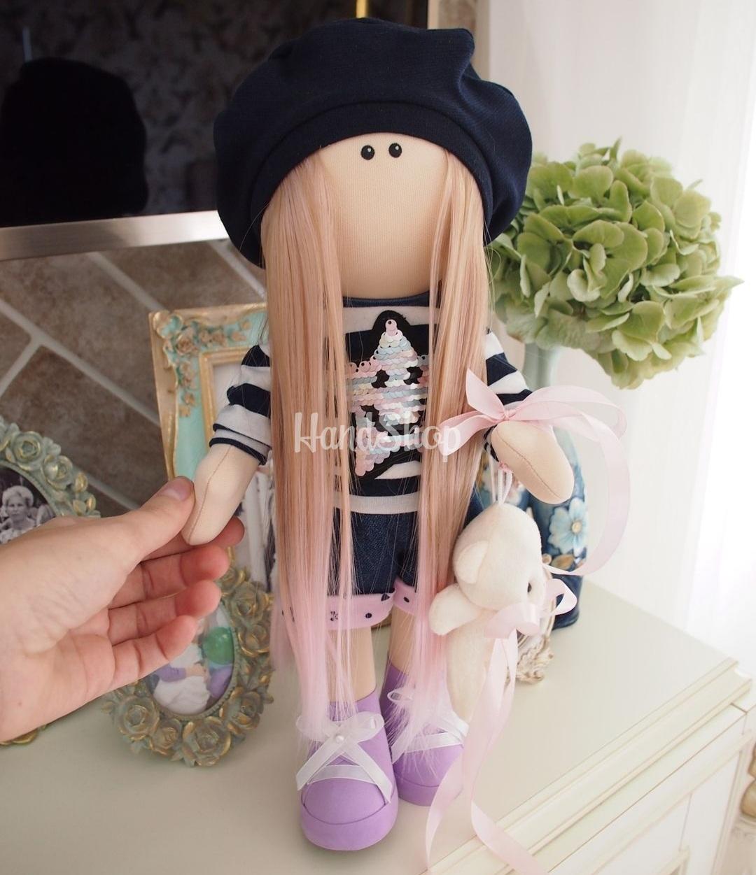 Інтер’єрна лялька ігрова в з довгим амбре волоссям Інтер’єрна лялька ігрова в з довгим амбре волоссям