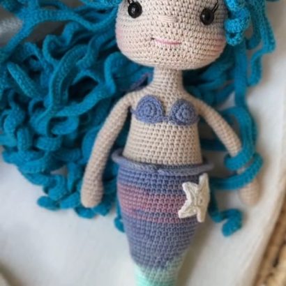 Велика ігрова іграшка лялька морська русалонька сувенірна