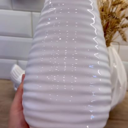 Кольорова велика порцелянова ваза ручної роботи для квітів