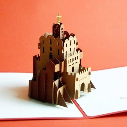 Сувенірна 3d листівка пам'ятка архітектури Києва Золоті Ворота