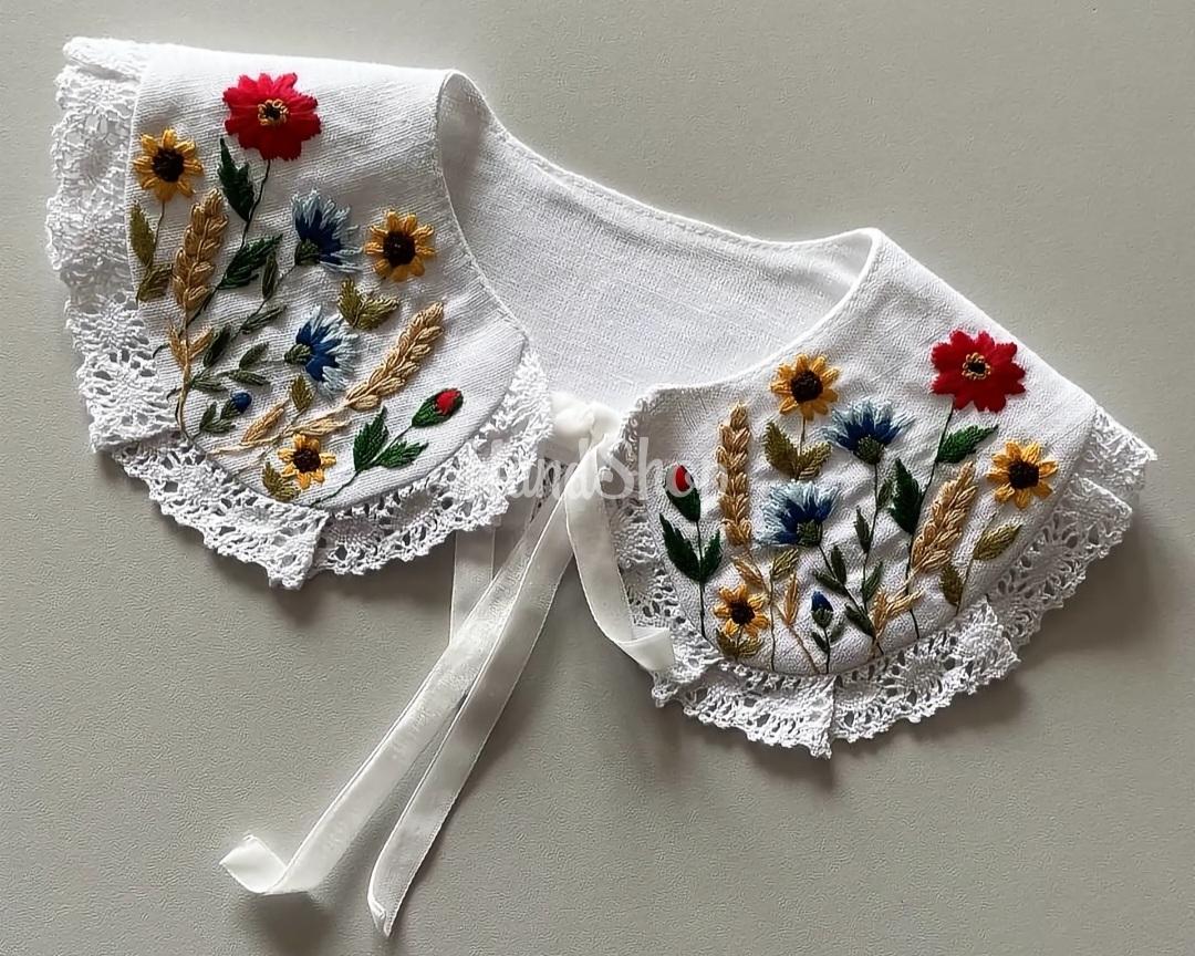 Дитячий красивий бантик для волосся квіти ручна вишивка Дитячий красивий бантик для волосся квіти ручна вишивка