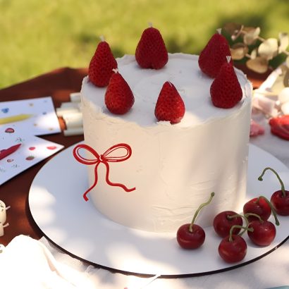 Набір свічок ягідки полуниць бджолиний віск, 3 шт!