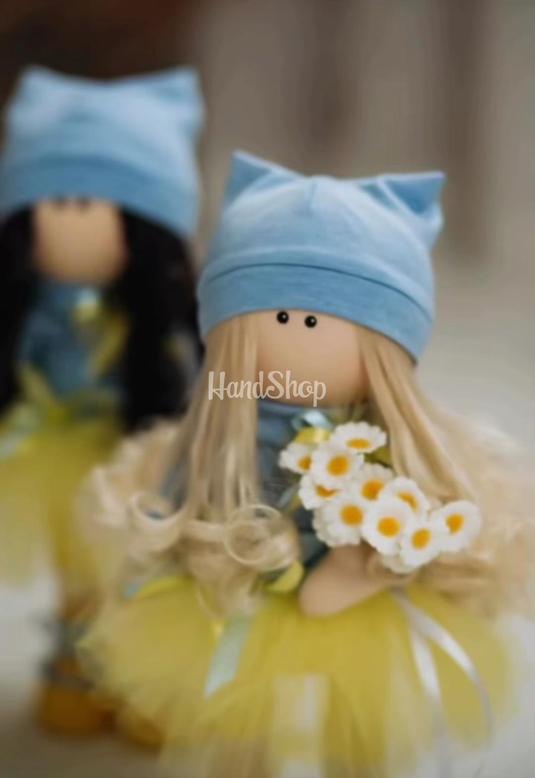 Авторські текстильні ляльки сувенірна пара українець та україночка Авторські текстильні ляльки сувенірна пара українець та україночка