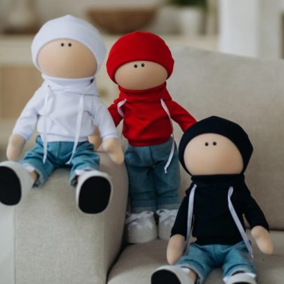 Сувенірна романтична пара ляльки тільда, 2 шт