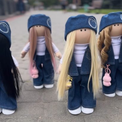 Ігрова лялька тільда з іграшкою Labubu (Лабубу) на вибір!