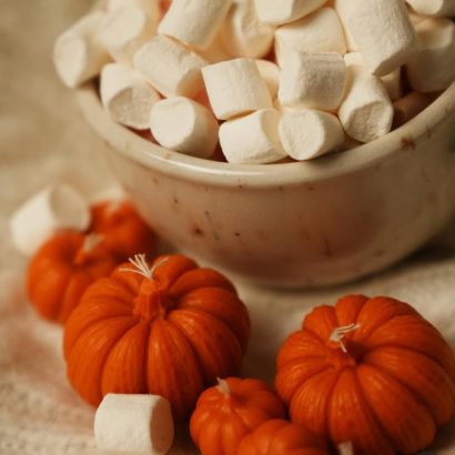 Набір свічок гарбузики Halloween бджолиний віск, 3 шт!