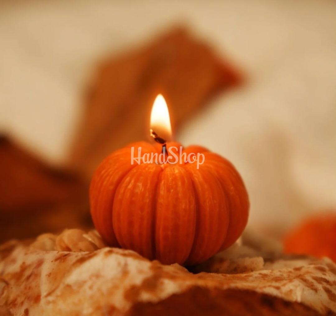 Набір свічок гарбузики Halloween бджолиний віск, 3 шт! Набір свічок гарбузики Halloween бджолиний віск, 3 шт!