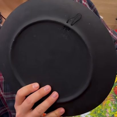 Керамічна тарілка панно петриківський розпис пташки