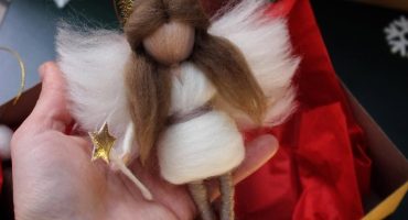 Милі ляльки-ангели з вовни для Різдва: чудові новорічні підвіски ручної роботи для вашої ялинки 2026