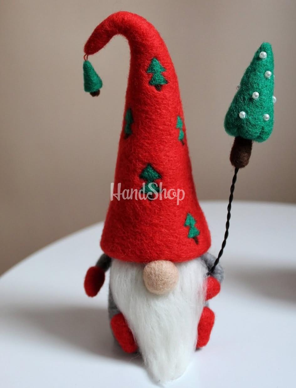 Сувенірний валяний гном новорічний різдвяний 2026 (на вибір!) Сувенірний валяний гном новорічний різдвяний 2026 (на вибір!)