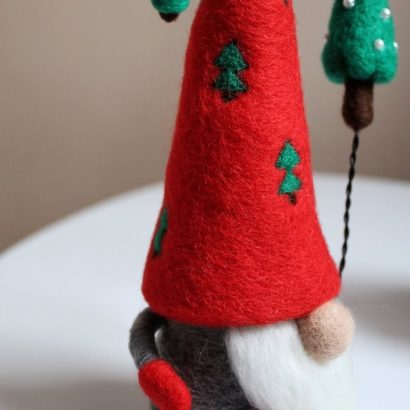Сувенірний валяний гном новорічний різдвяний 2026 (на вибір!)