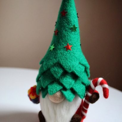 Сувенірний валяний гном новорічний різдвяний 2026 (на вибір!)