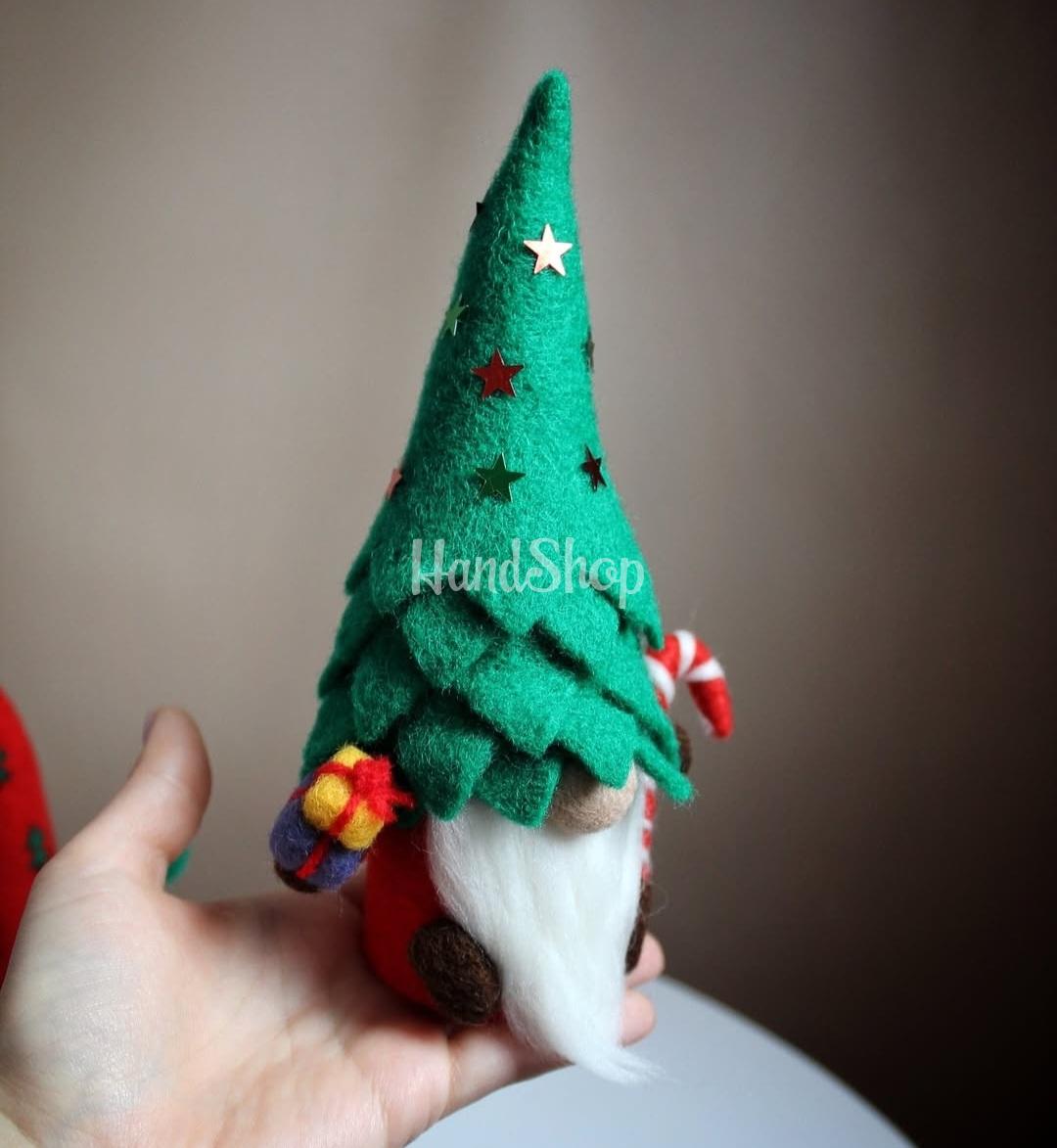 Сувенірний валяний гном новорічний різдвяний 2026 (на вибір!) Сувенірний валяний гном новорічний різдвяний 2026 (на вибір!)